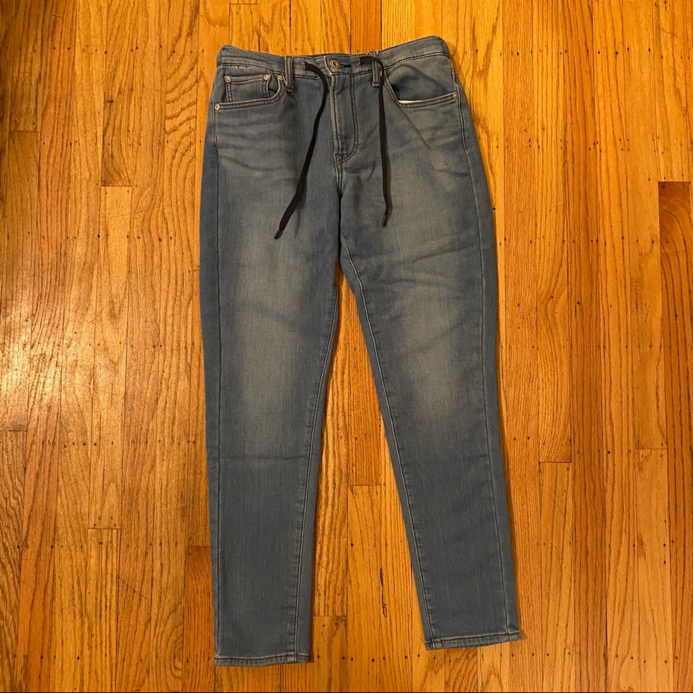 Uniqlo ezy denim joggers discontinued rare medium